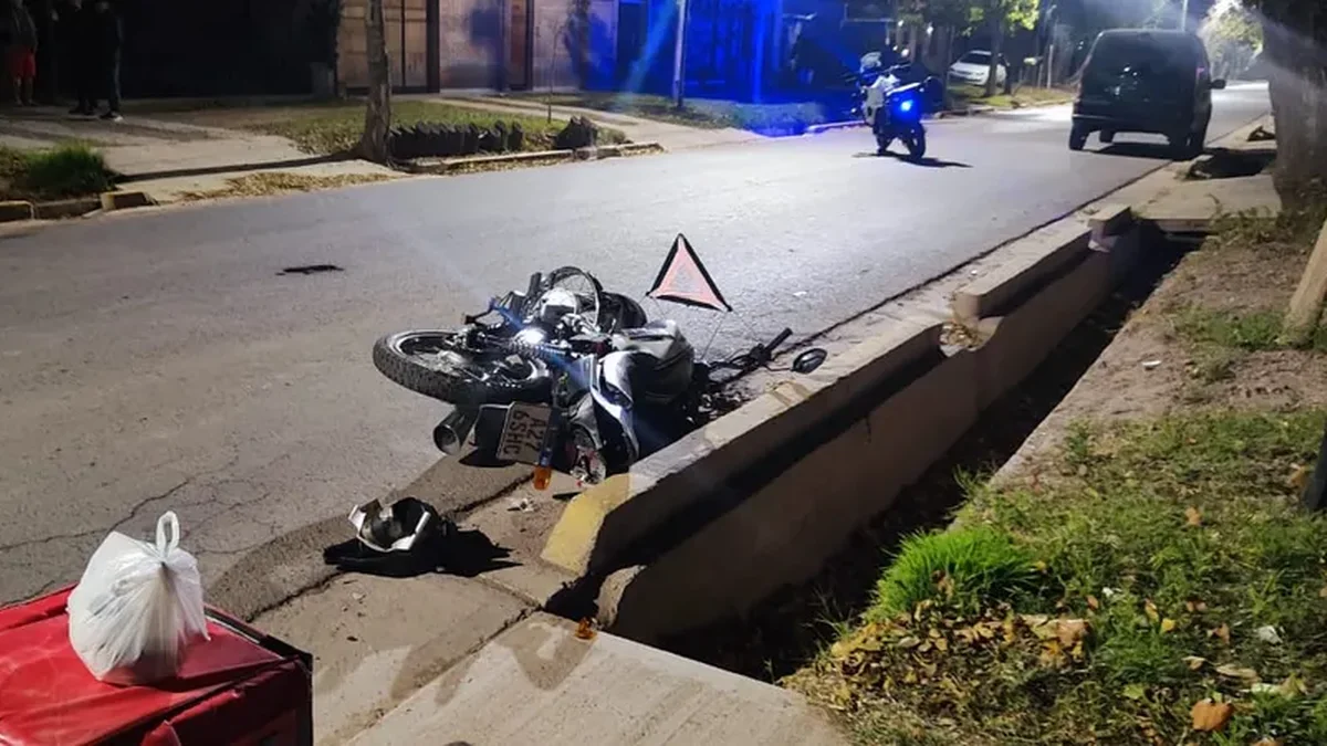 Un motociclista murió tras chocar contra un perro que se le cruzó en una calle de Guaymallén