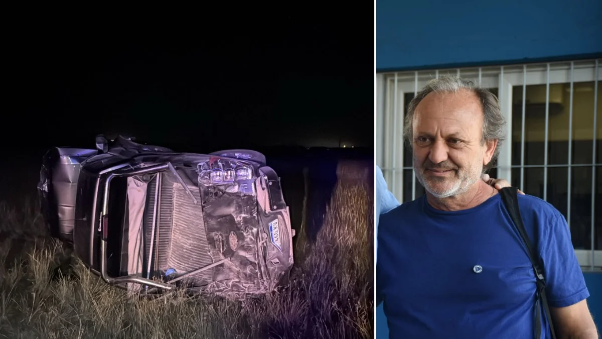 Internaron al vicepresidente de Godoy Cruz: Fernando Muñoz volcó en su camioneta en la Ruta 40