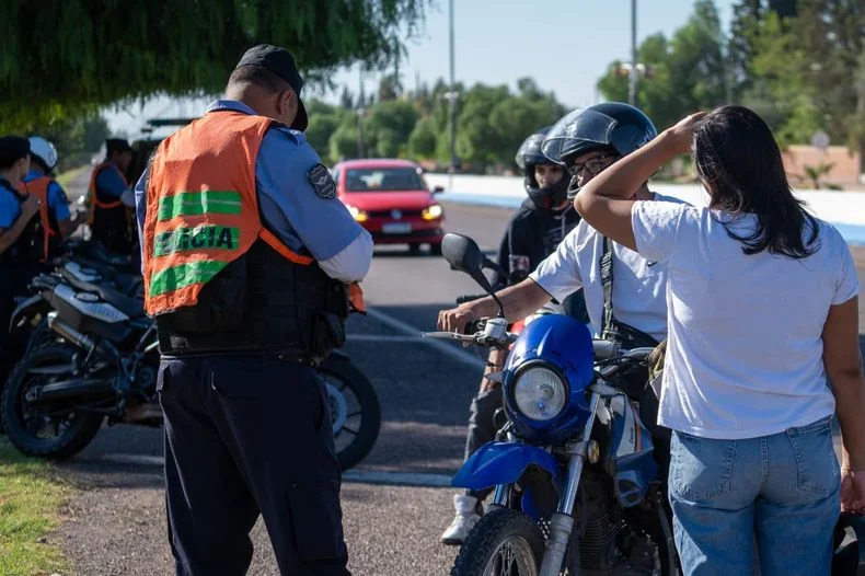 Controles viales durante los festejos por las fiestas