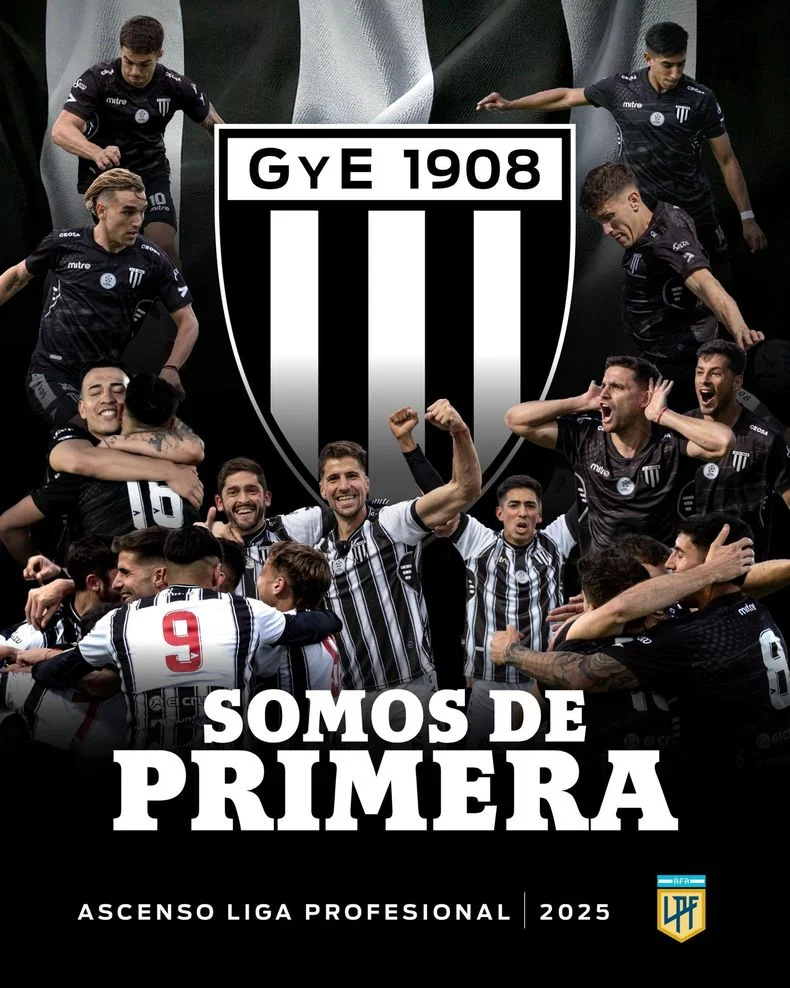Gimnasia ascendió a la máxima categoría del fútbol argentino.