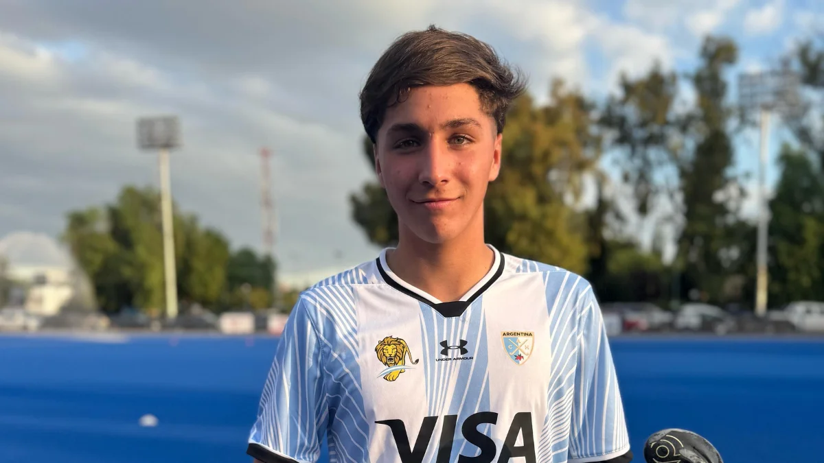 Santino Moretti, la promesa del hockey de Alemán: "Me emociona jugar con quienes admiraba de chico"