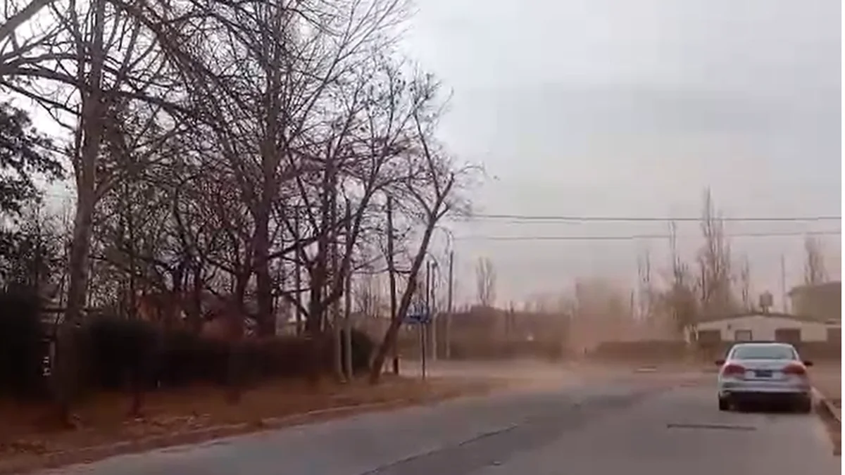 Viento Zonda y altas temperaturas en varias zonas de Mendoza