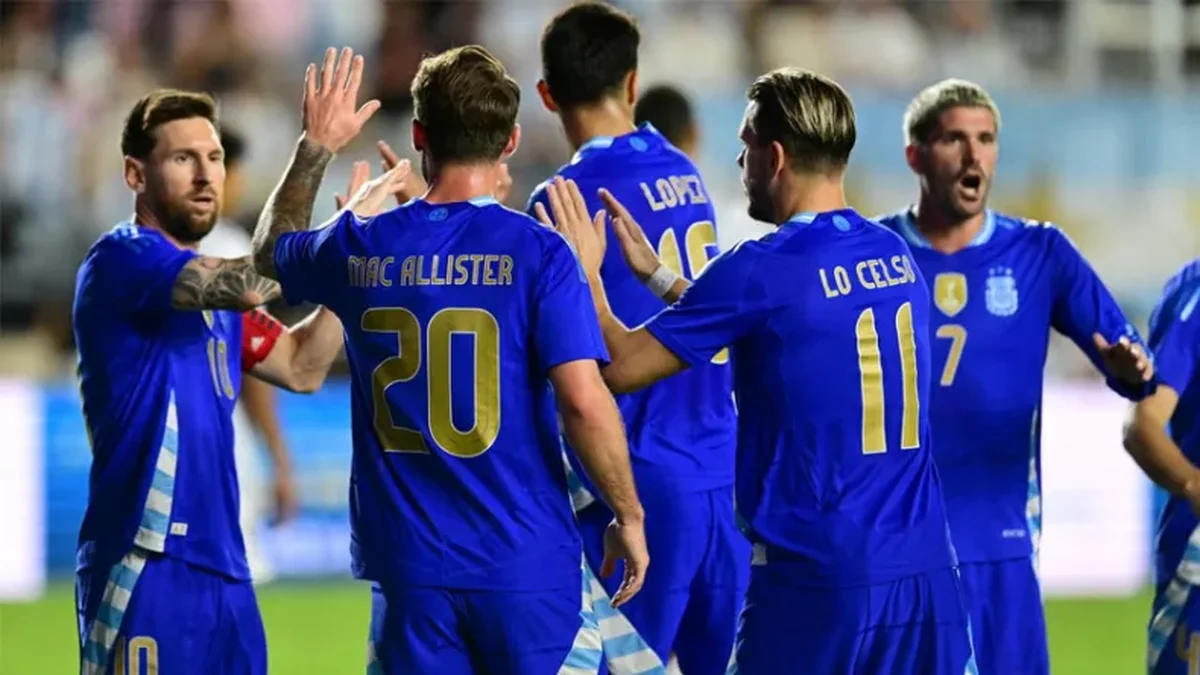 La Selección Argentina aplastó a Puerto Rico y cerró la gira de amistosos en Estados Unidos