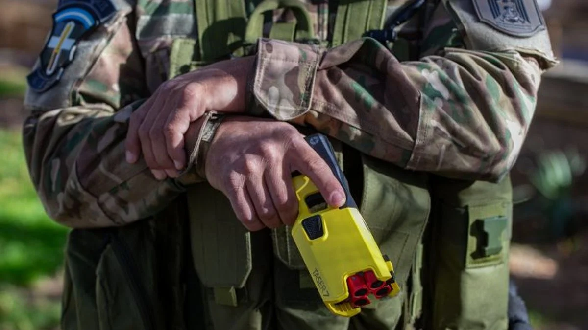 Una pistola Taser fue usada por primera vez en Malargüe por un policía que no pertenece a las fuerzas especiales