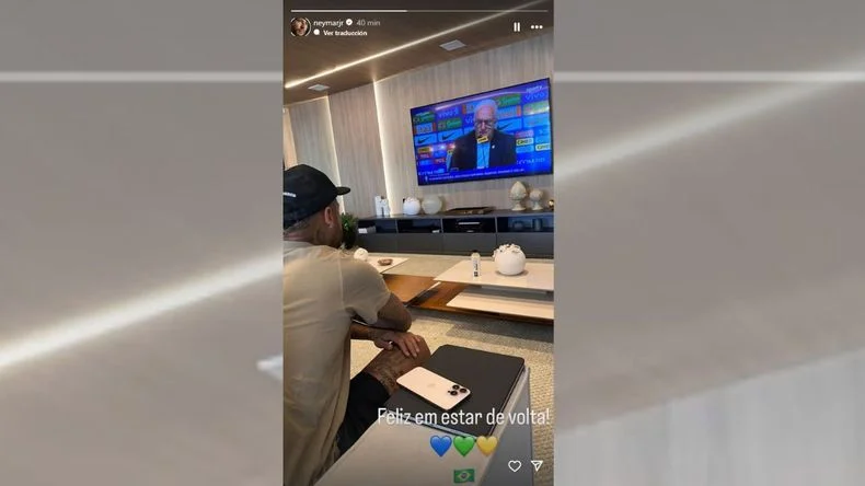 El posteo de Neymar tras ser convocado.