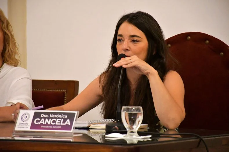 Verónica Cancela, presidenta del HCD de Guaymallén. Foto: Facebook HCD Guaymallén. 