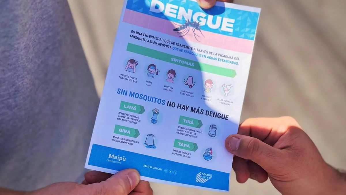 Maipú abre el paraguas y larga una campaña para prevenir el dengue: en qué consiste