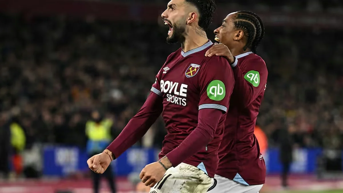 El mendocino Valentín Castellanos brilló en Inglaterra y le dio el triunfo al West Ham