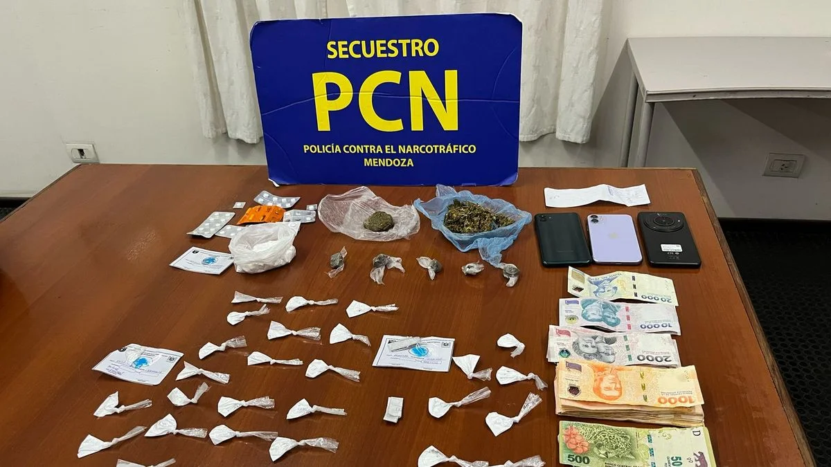 Desactivan "kioscos" de venta de cocaína y marihuana en el Gran Mendoza
