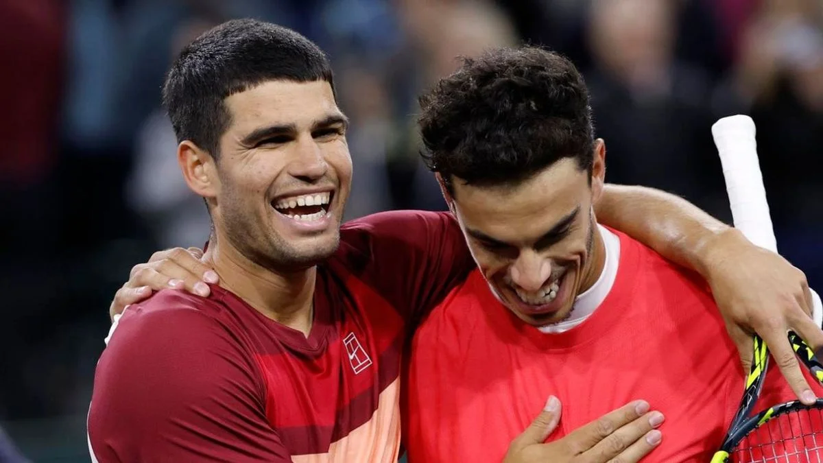 Francisco Cerúndolo no pudo con Carlos Alcaraz y fue eliminado del Masters 1.000 de Indian Wells