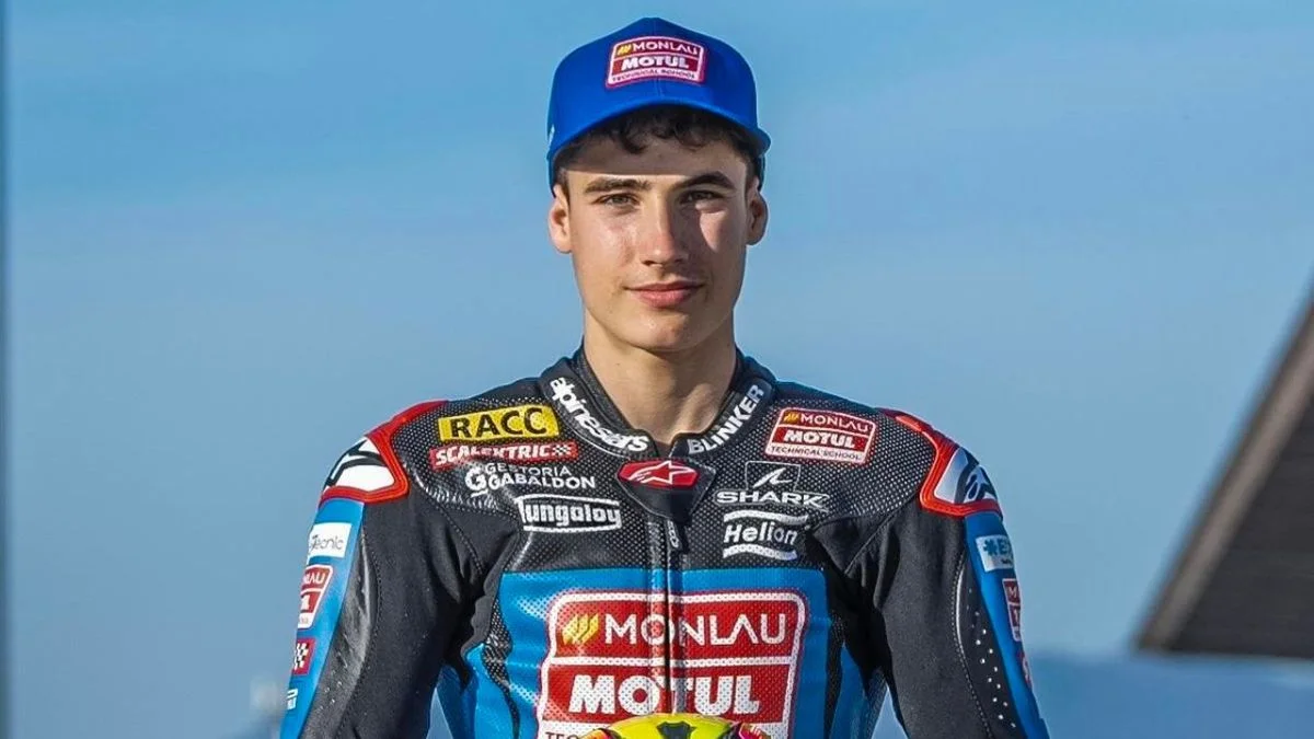 Conmoción en el motociclismo mundial: un joven promesa murió tras sufrir un grave accidente en Aragón