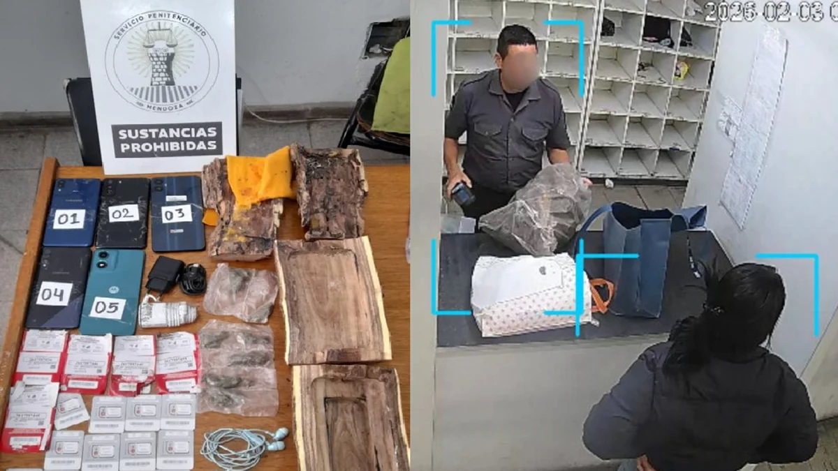 Descubren celulares y chips ocultos en leña durante una visita en la cárcel de San Felipe
