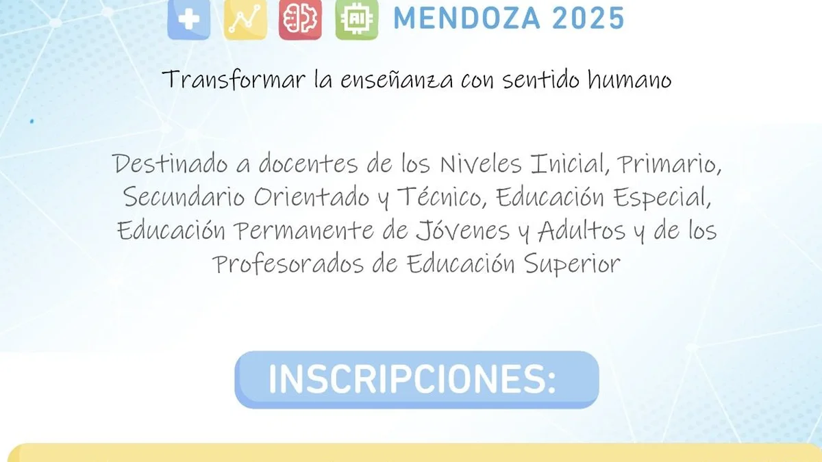 Congreso Provincial Matemática 5.0: una oportunidad para transformar la enseñanza en Mendoza