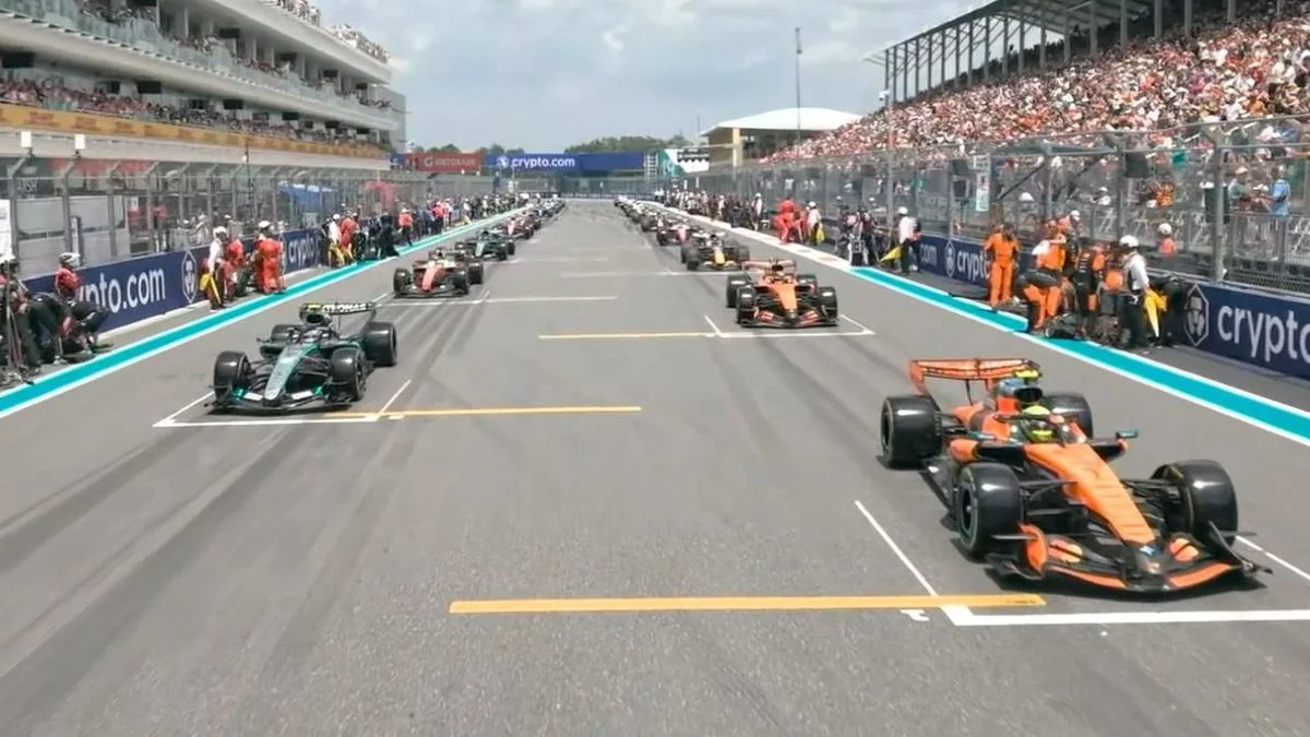 ¡Cambio de último momento en la F1! El cambio de horario que debés saber para no perderte el GP de Miami