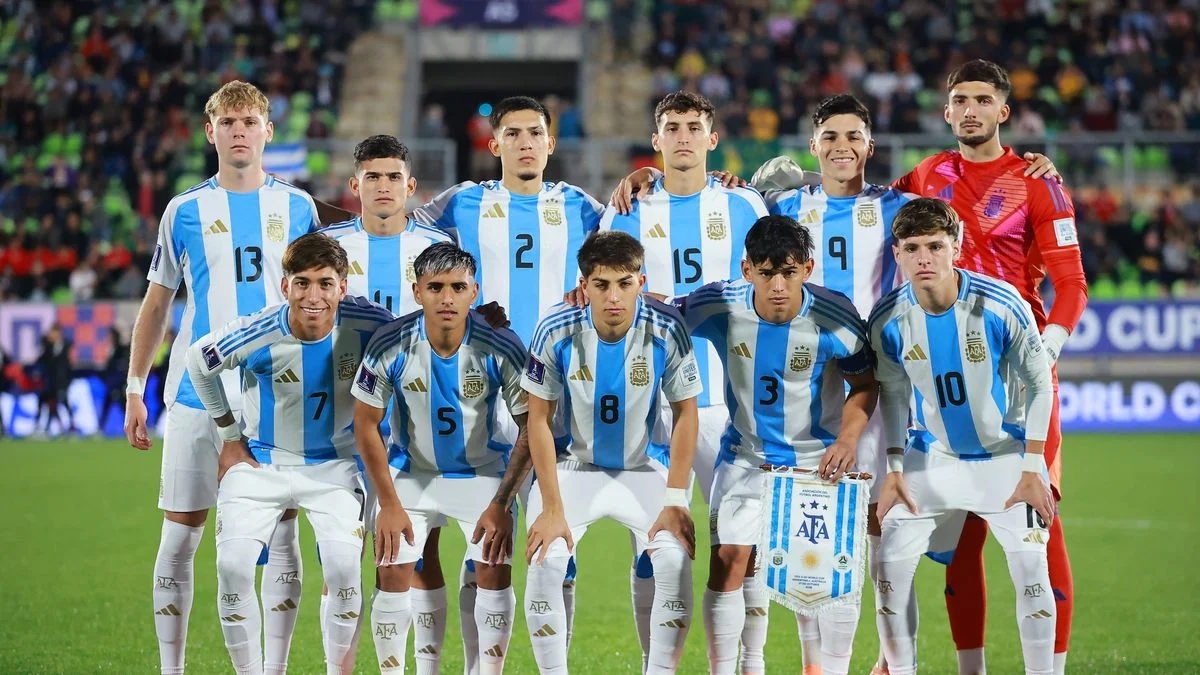Argentina goleó a Australia y se clasificó a los octavos del Mundial Sub 20 con un golazo de Santino Andino