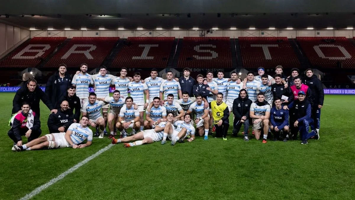 Con presencia mendocina, Argentina XV derrotó a Bristol Bears en el cierre de la gira amistosa