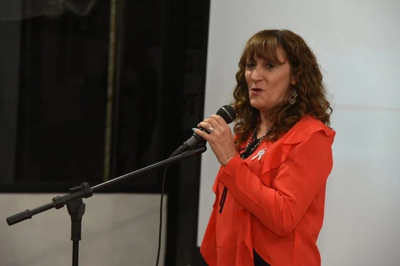 Silvia Cornejo, hermana del gobernador Alfredo Cornejo y candidata a senadora por el tercer distrito.