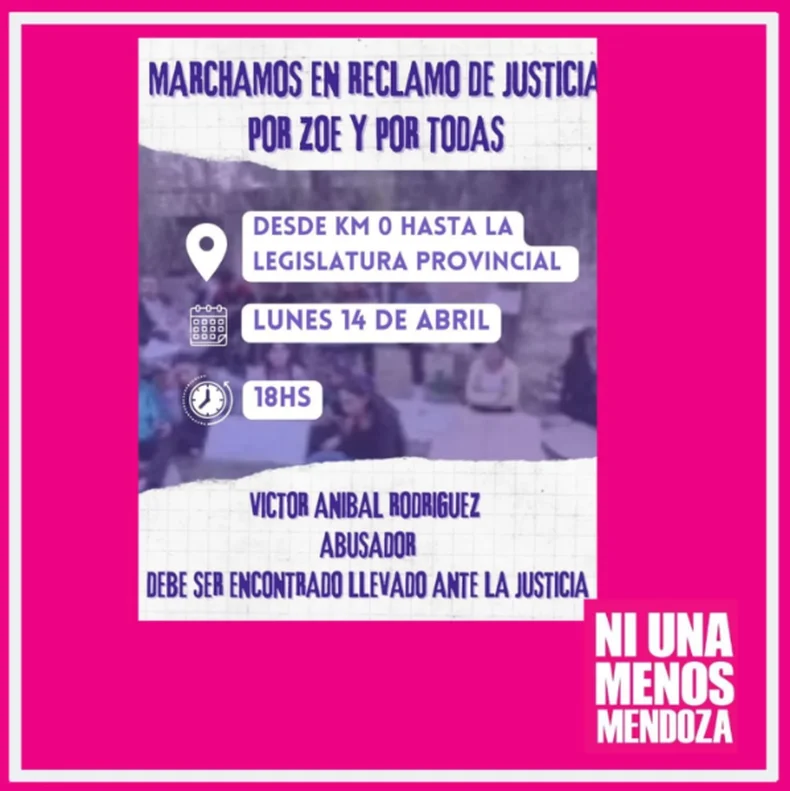 La convocatoria de Ni Una Menos.