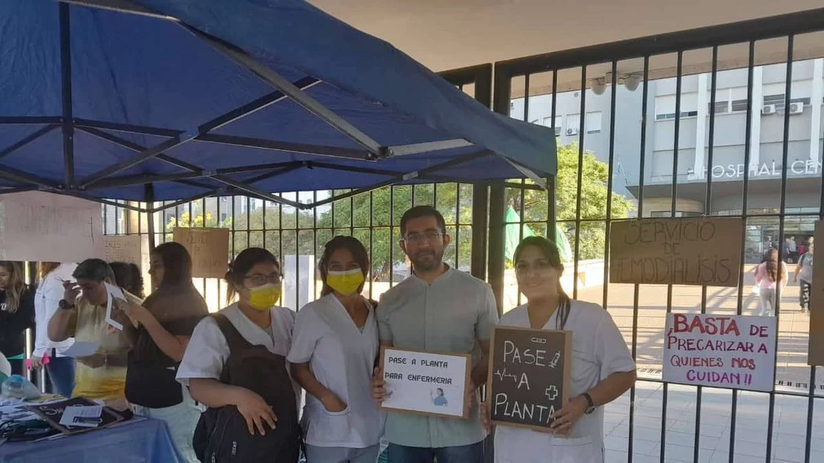 Precarizados desde la pandemia: vuelven las carpas sanitarias por los bajos salarios de prestadores de salud