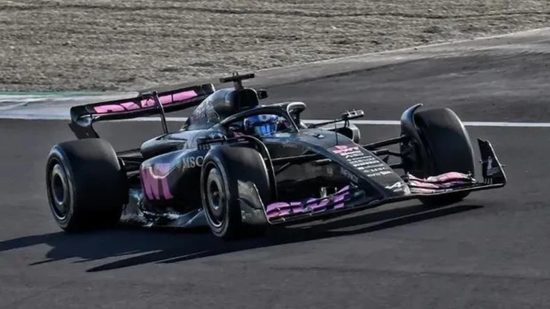 Franco Colapinto giró con el Alpine en Monza.