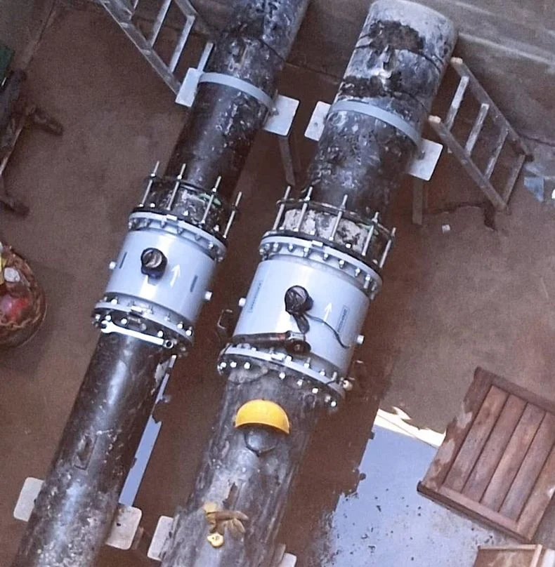 Los caudal&iacute;metros fueron instalados por Aysam en la madrugada.&nbsp;