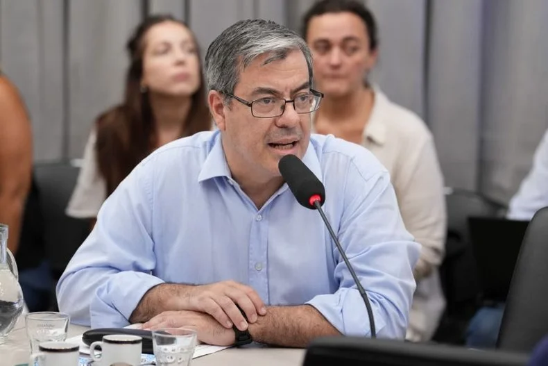 Germ&aacute;n Mart&iacute;nez, de UxP, denunci&oacute; que hay intereses megamineros detr&aacute;s de la reforma de la Ley de Glaciares.&nbsp;