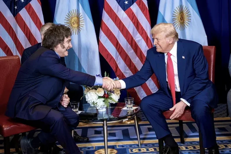 Milei buscará mostrarse cercano al discurso de Trump en el foro de Davos. 