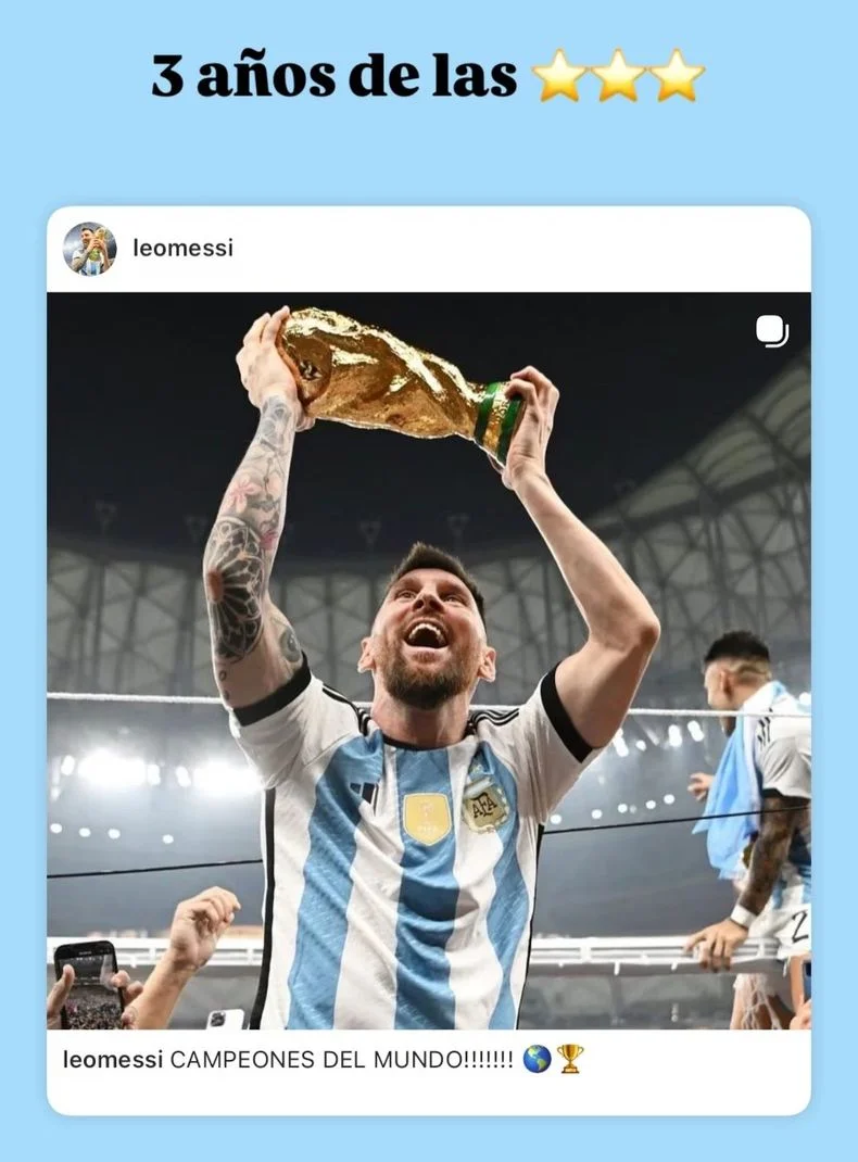 El recuerdo de Lionel Messi sobre el Mundial 2022.