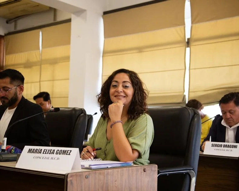María Elisa Gómez, la otra concejal radical que quiso romper. 