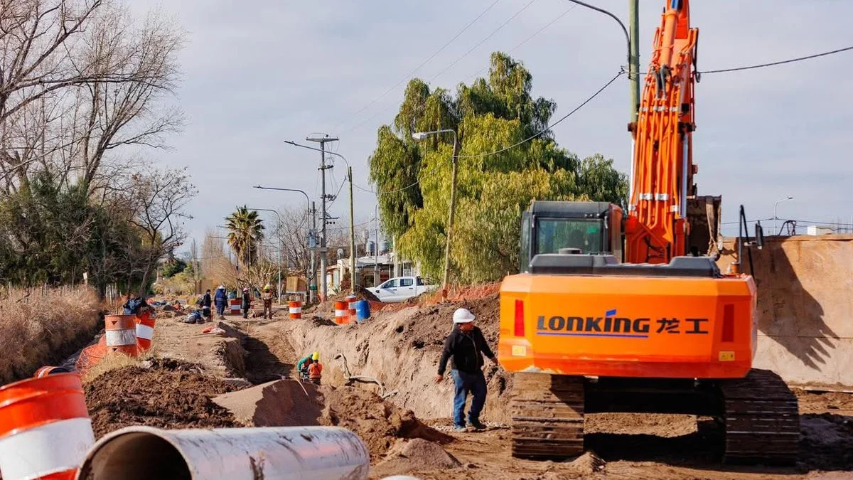 Maipú anunció el avance de la red cloacal para la zona este