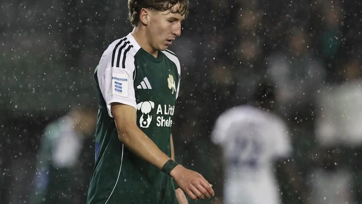 El duro revés que sufrió Santino Andino con el Panathinaikos en el fútbol de Grecia