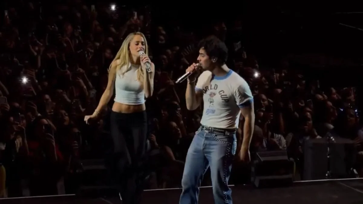 Tini Stoessel cantó "This is me" en el show de los Jonas Brothers en Argentina