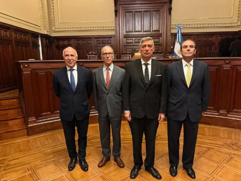 Ricardo Lorenzetti, Carlos Rosenkrantz, Horacio Rosatti y Manuel Garc&iacute;a-Mansilla la nueva Corte Suprema.&nbsp;