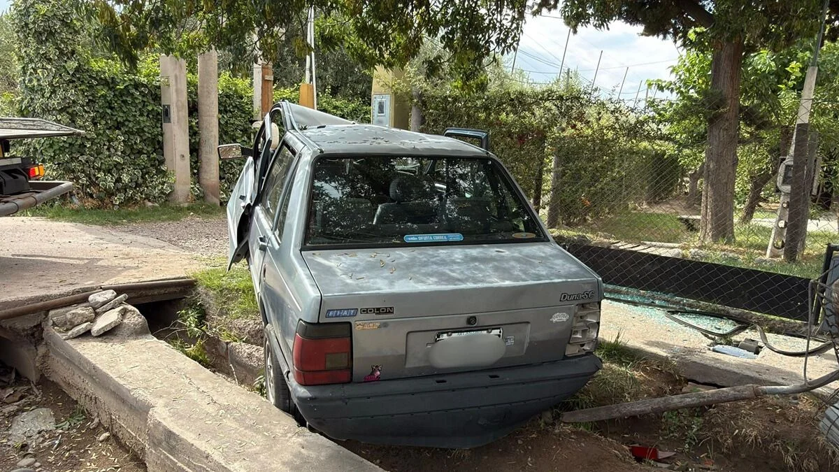 Un auto impactó contra un árbol y el conductor tuvo que ser hospitalizado