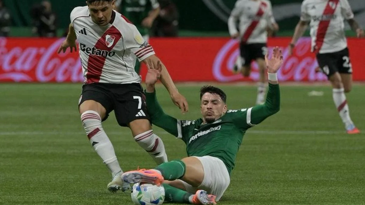 River se despidió de la Copa Libertadores tras caer ante Palmeiras en Brasil