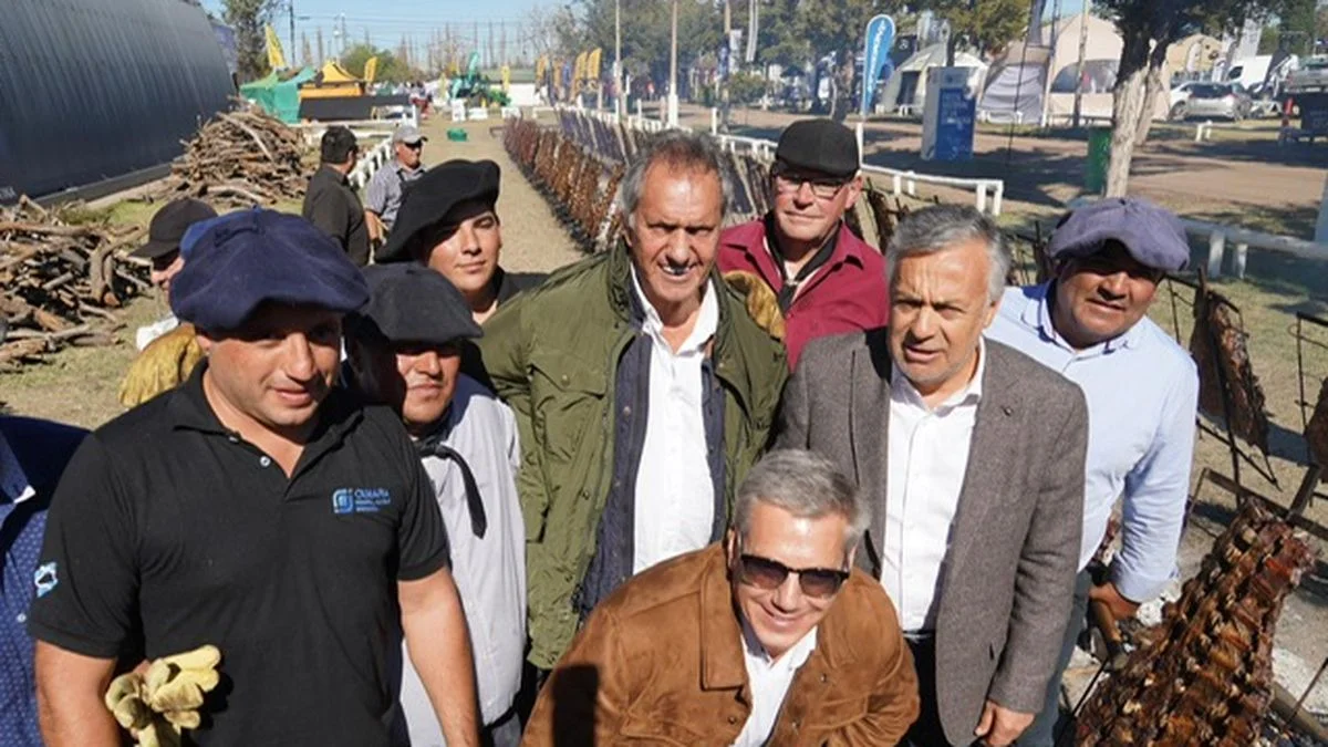 General Alvear: ¿qué hacían Daniel Scioli y Guillermo Coppola en la Fiesta de la Ganadería?