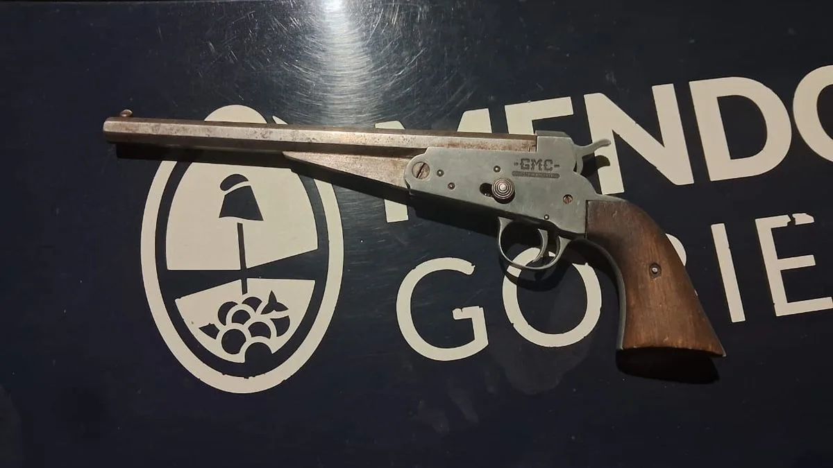 Aprehendieron a un chico de 15 años con un arma en su poder en Las Heras