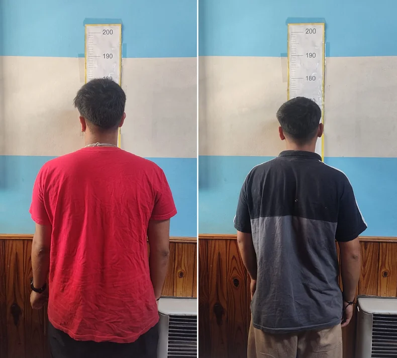 Dos j&oacute;venes fueron detenidos en Maip&uacute;.