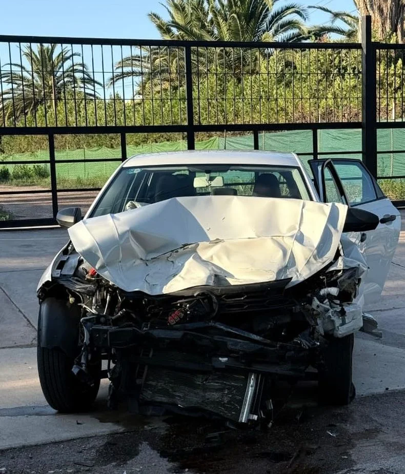 El otro auto involucrado en el choque en Luj&aacute;n&nbsp;
