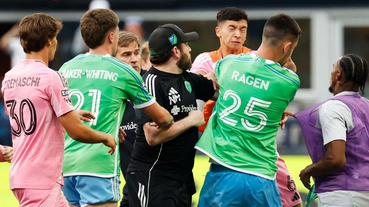 Inter Miami perdió la final de la Leagues Cup y todo terminó en escándalo: empujones, insultos y golpes
