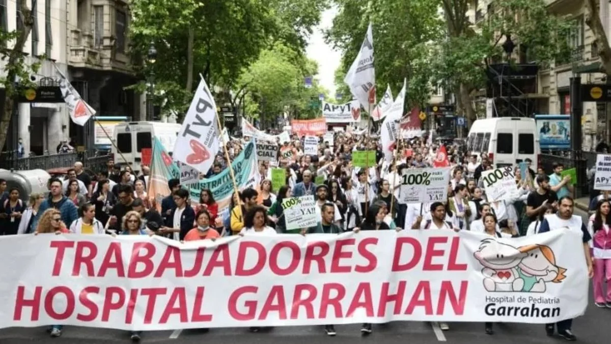 Gobierno nacional afirmó que el problema del Hospital Garrahan "es la gestión y la eficiencia"