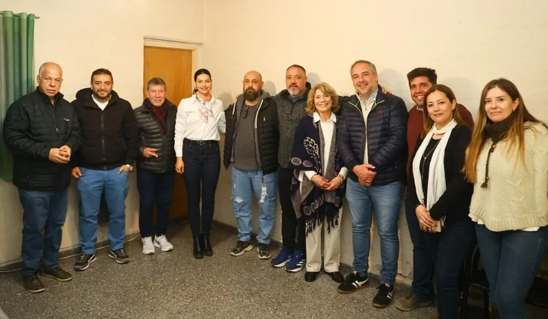 La foto del Congreso Partidario del a&ntilde;o pasado: unidad con los gremios en el reparto de cargos internos.&nbsp;