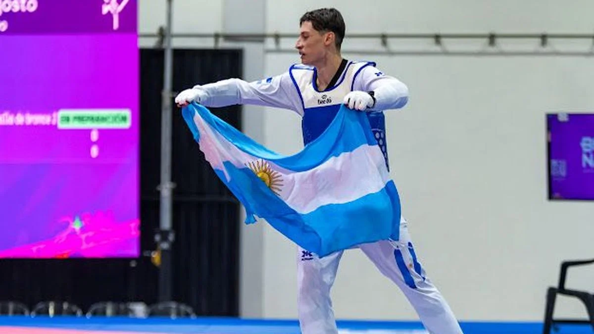 Mateo Di Leo, bronce en taekwondo: "La clave para ganar esa medalla fue la mentalidad"