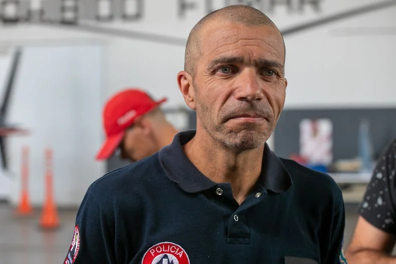 Antonio Ibaceta, de la Patrulla de Rescate.