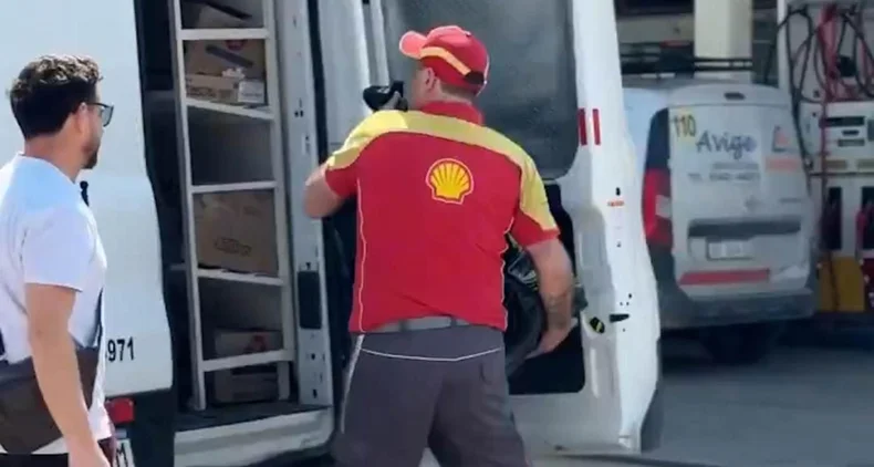 Captura de pantalla del video difundido en las redes sociales de la empresa