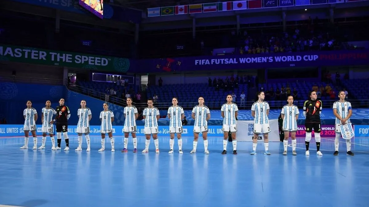 Fútbol de salón: Argentina venció 4-1 a Colombia y es semifinalista del Mundial femenino