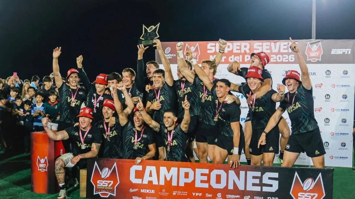 Rugby: Los Pumas 7s festejaron en Mar del Plata