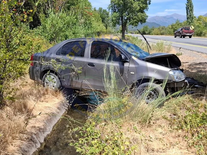 As&iacute; qued&oacute; el veh&iacute;culo tras el accidente.
