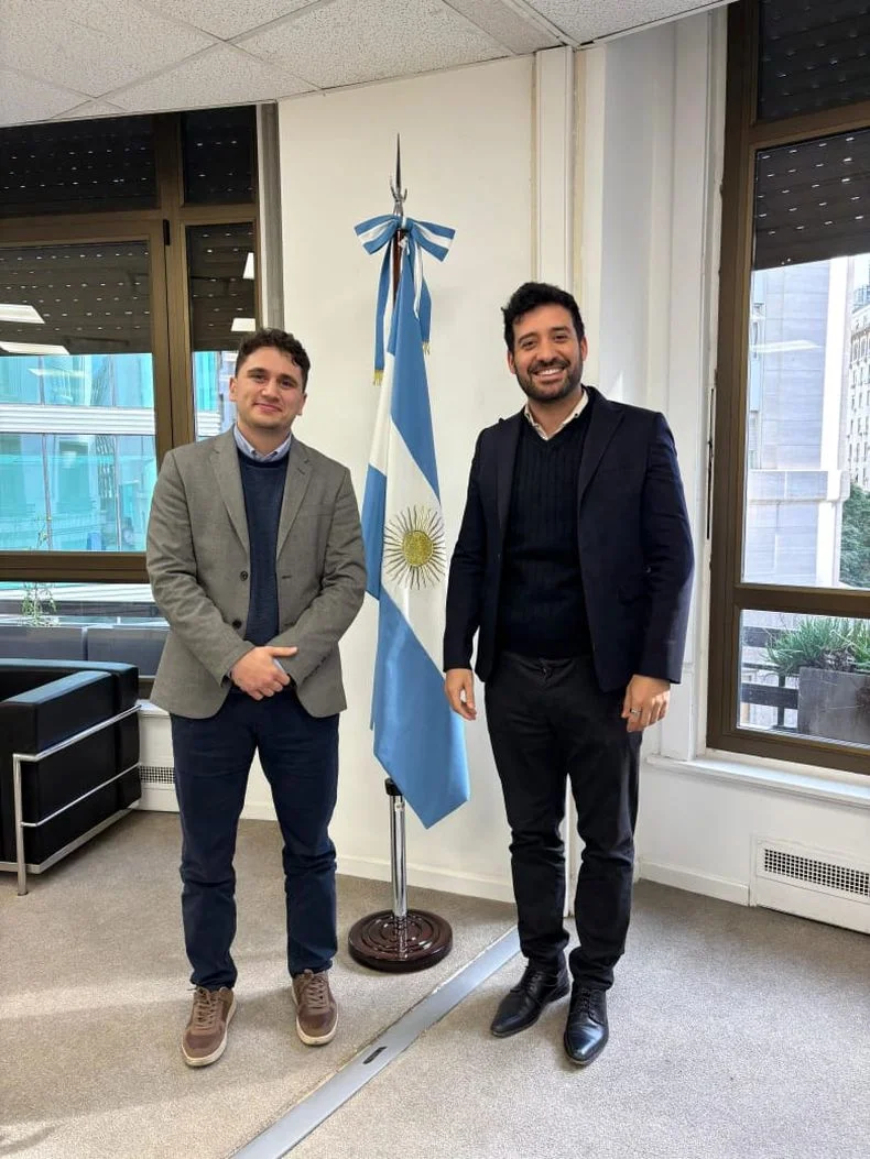 Faure y Cacace, reunidos en Buenos Aires. 
