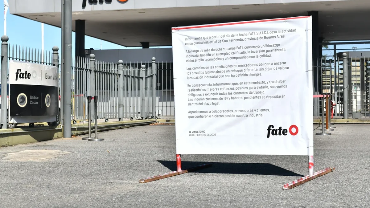 La caída de Fate: la Justicia ordenó el desalojo, pero no se ejecutará por razones de seguridad